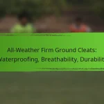 All-Weather Firm Ground Cleats: Waterproofing, Breathability, Durability