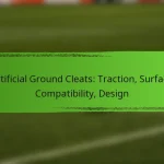 Artificial Ground Cleats: Traction, Surface Compatibility, Design