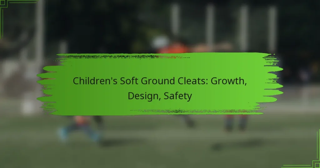 Children’s Soft Ground Cleats: Growth, Design, Safety