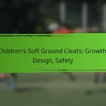Children’s Soft Ground Cleats: Growth, Design, Safety