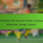 Eco-Friendly Soft Ground Cleats: Sustainable Materials, Design, Impact