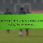 Lightweight Firm Ground Cleats: Speed, Agility, Responsiveness