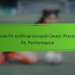 Narrow Fit Artificial Ground Cleats: Precision, Fit, Performance