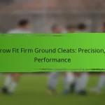 Narrow Fit Firm Ground Cleats: Precision, Fit, Performance